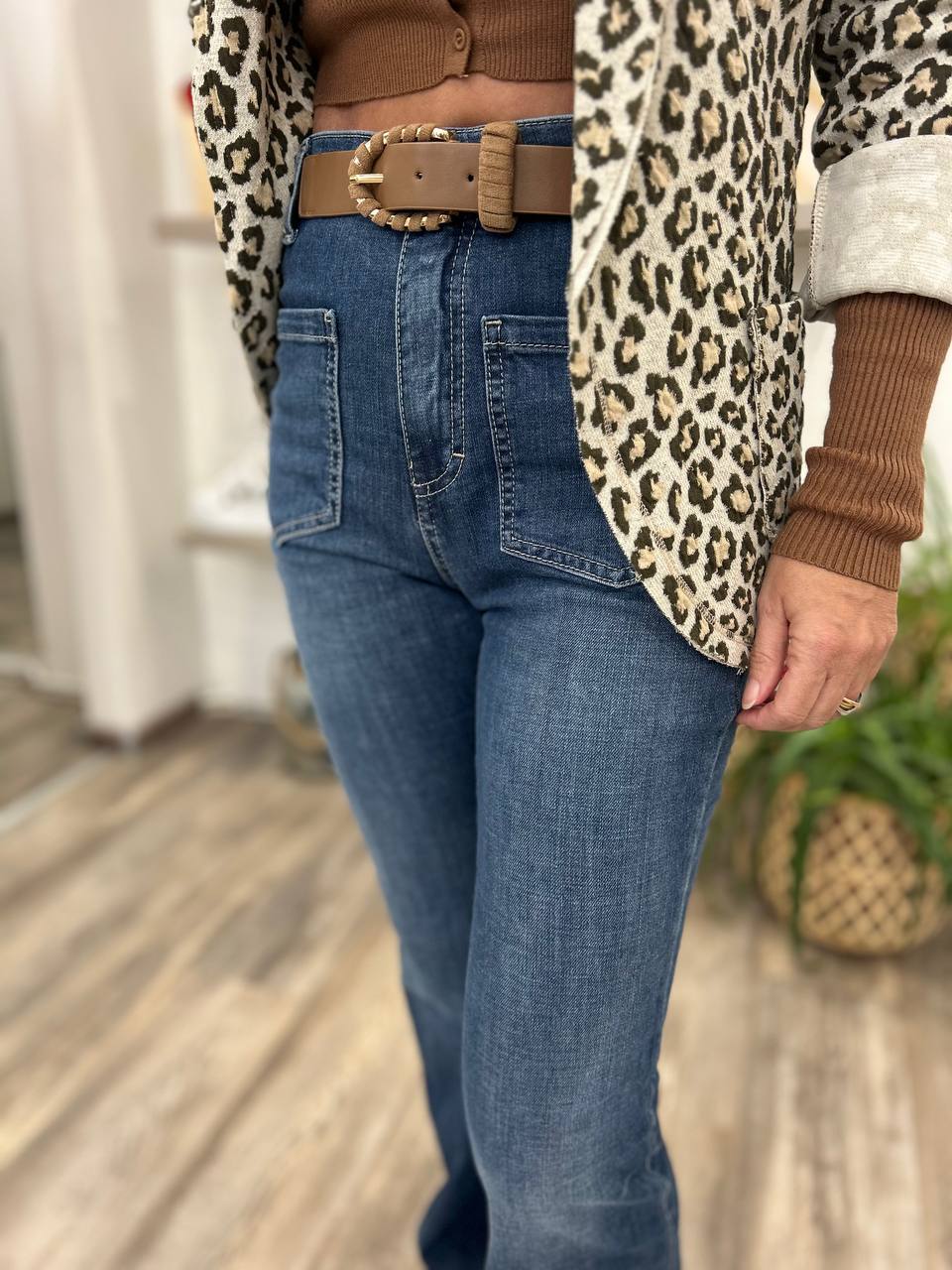 Jeans Flare Tasche