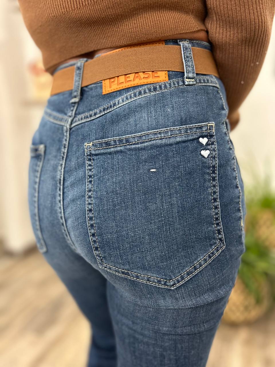 Jeans Flare Tasche