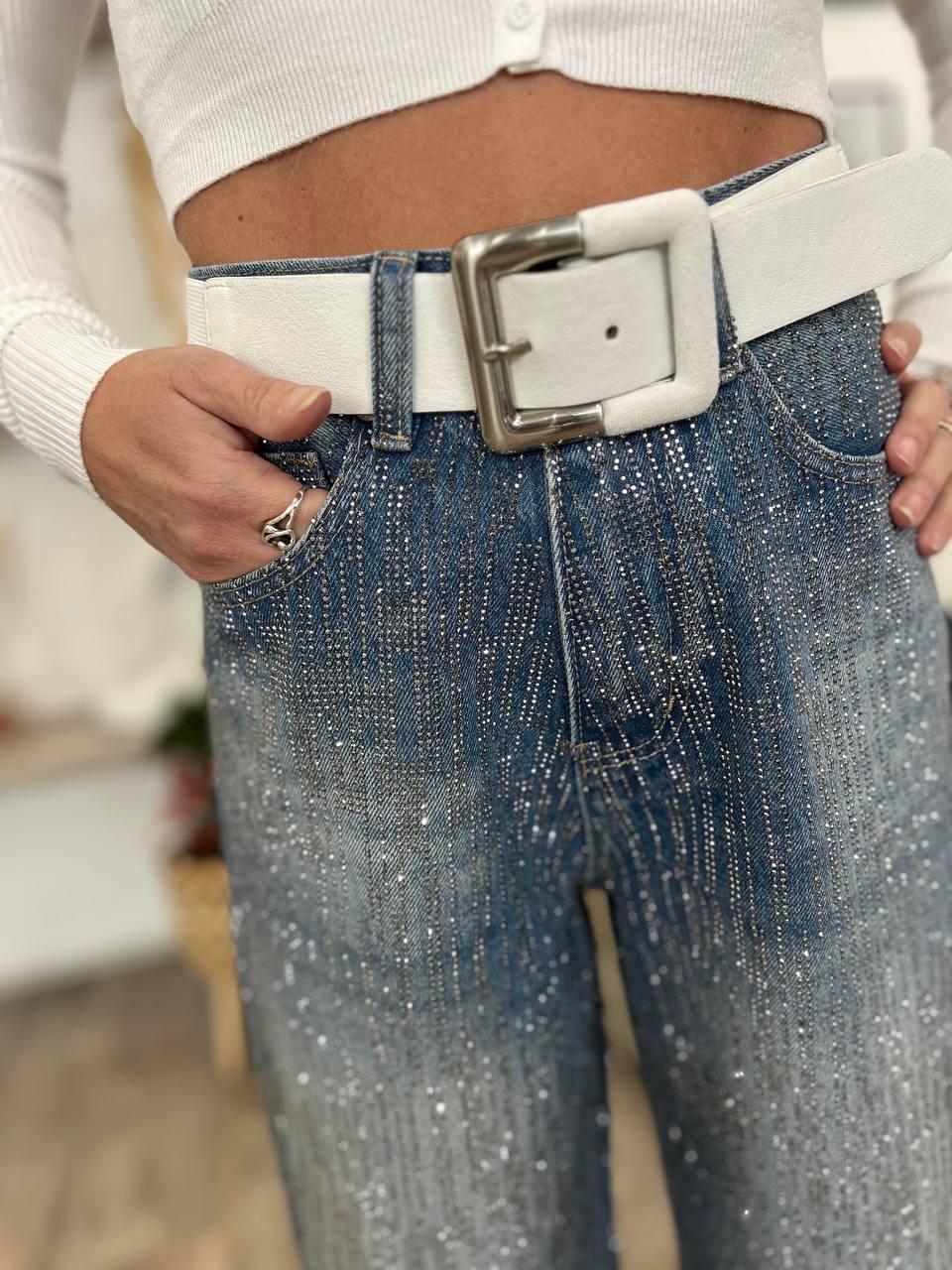 Jeans baggy Shine